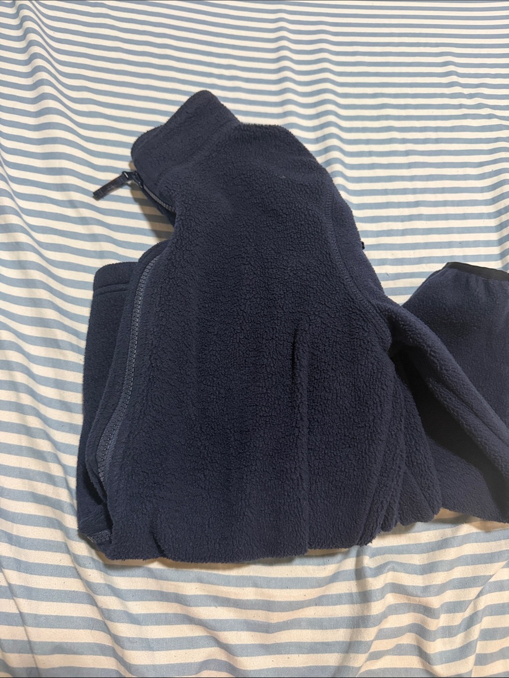 Kids Navy Fleece jacket
